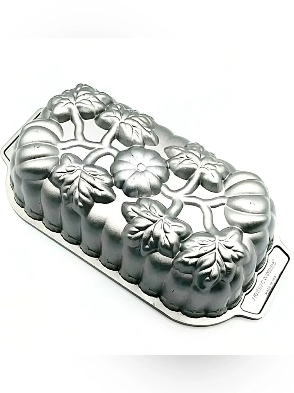 Nordic Ware Pumpkin Loaf Pan. 1 lb, made in USA